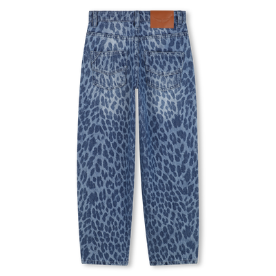 Calças de ganga com estampado de leopardo ZADIG & VOLTAIRE GIRL