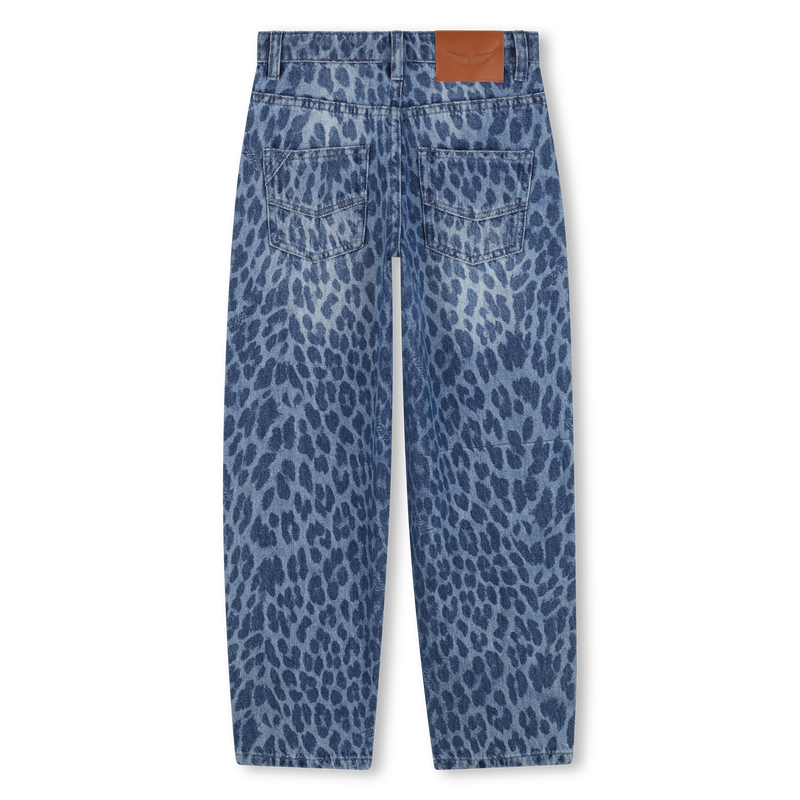 Calças de ganga com estampado de leopardo ZADIG & VOLTAIRE 
                    GIRL
