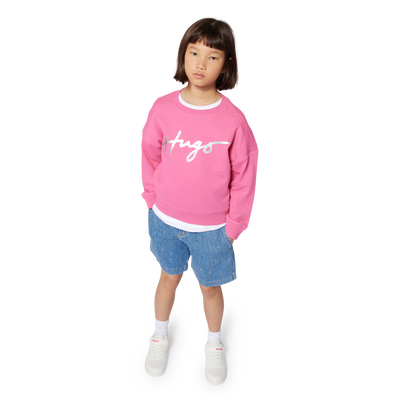 Fleece sweatshirt HUGO GIRL