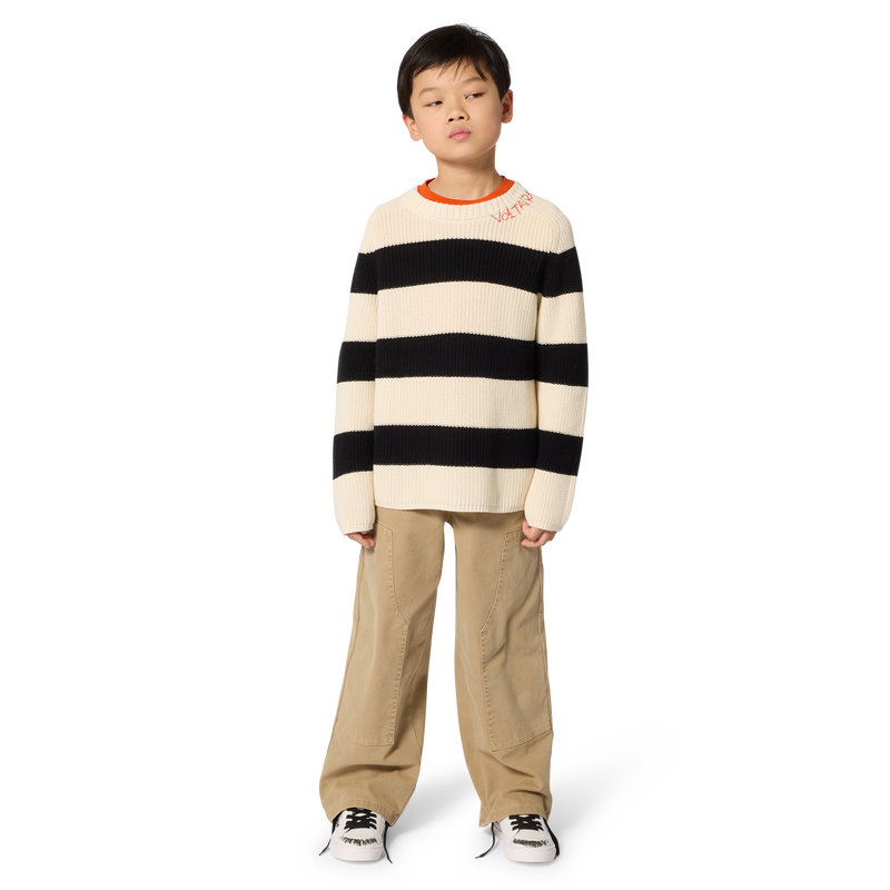 CAMISOLA LISTRADA DE PESCOÇO REDONDO ZADIG & VOLTAIRE 
                        BOY