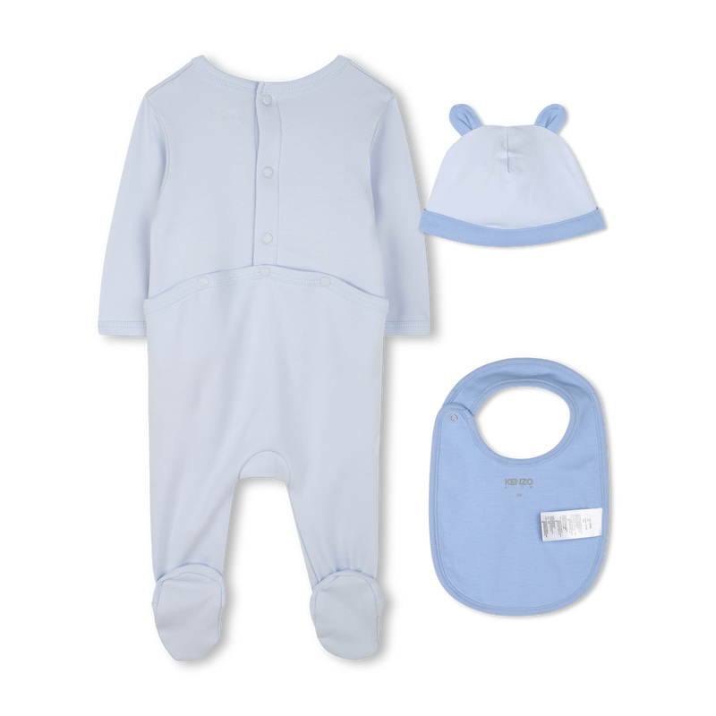 Pijama + chapéu + conjunto babador KENZO KIDS 
                    UNISEX