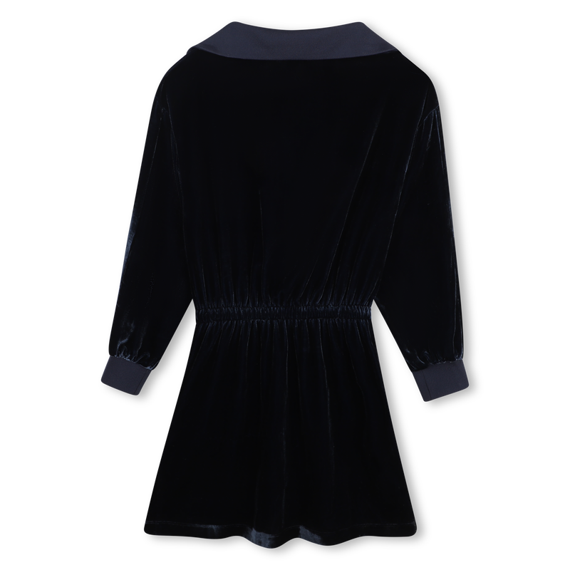 Vestido de veludo BOSS 
                        GIRL