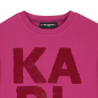 Sweatshirt de manga comprida KARL LAGERFELD KIDS 
                    GIRL