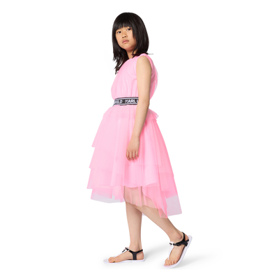 SAND&Aacute;LIAS COM AL&Ccedil;AS AJUST&Aacute;VEIS KARL LAGERFELD KIDS GIRL