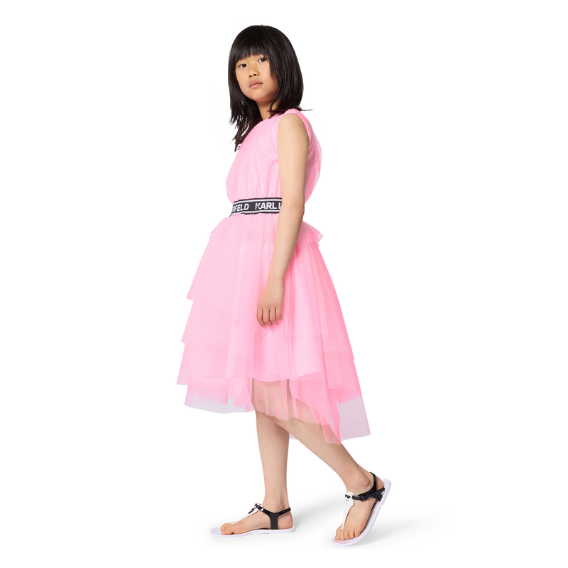 SAND&Aacute;LIAS COM AL&Ccedil;AS AJUST&Aacute;VEIS KARL LAGERFELD KIDS 
                        GIRL