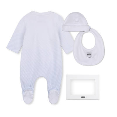 Conjunto de pijama, touca e babador BOSS MENINO