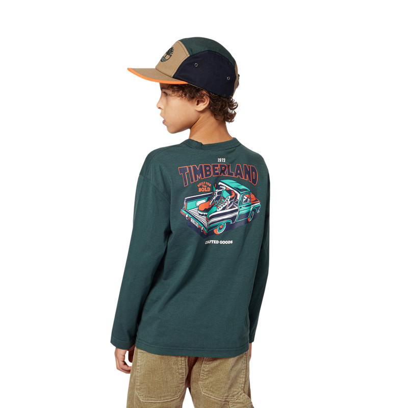 T-shirt de manga comprida em jersey TIMBERLAND 
                    BOY