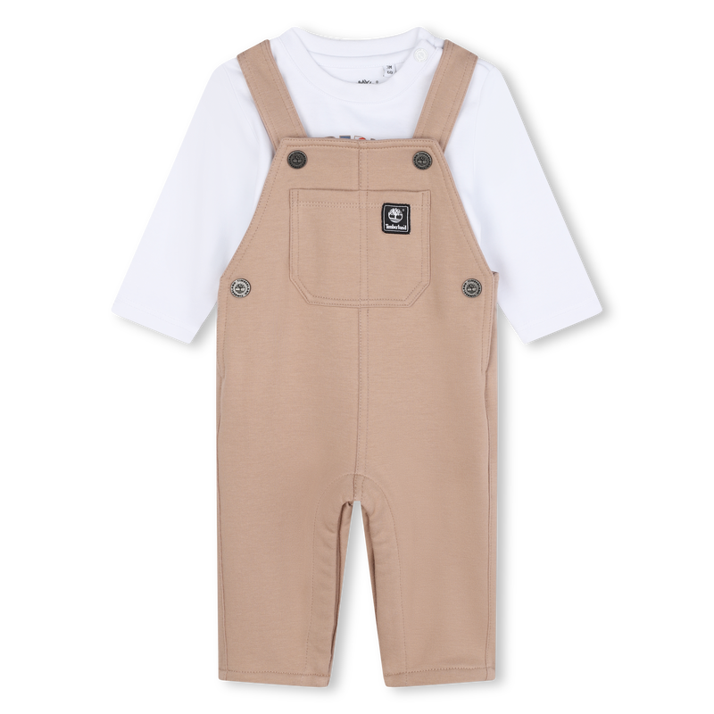 T-Shirt & Overalls Outfit TIMBERLAND 
                    BOY