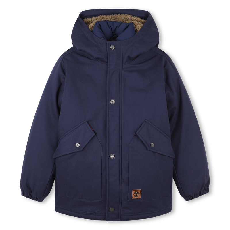 Parka de lona de algodão TIMBERLAND 
                    BOY