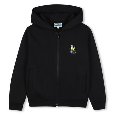 Cardigan  com capuz KENZO KIDS MENINO