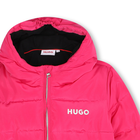 Casaco acolchoado com capuz HUGO 
                    GIRL