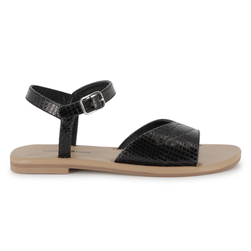 Buckled leather sandals ZADIG & VOLTAIRE 
                    GIRL