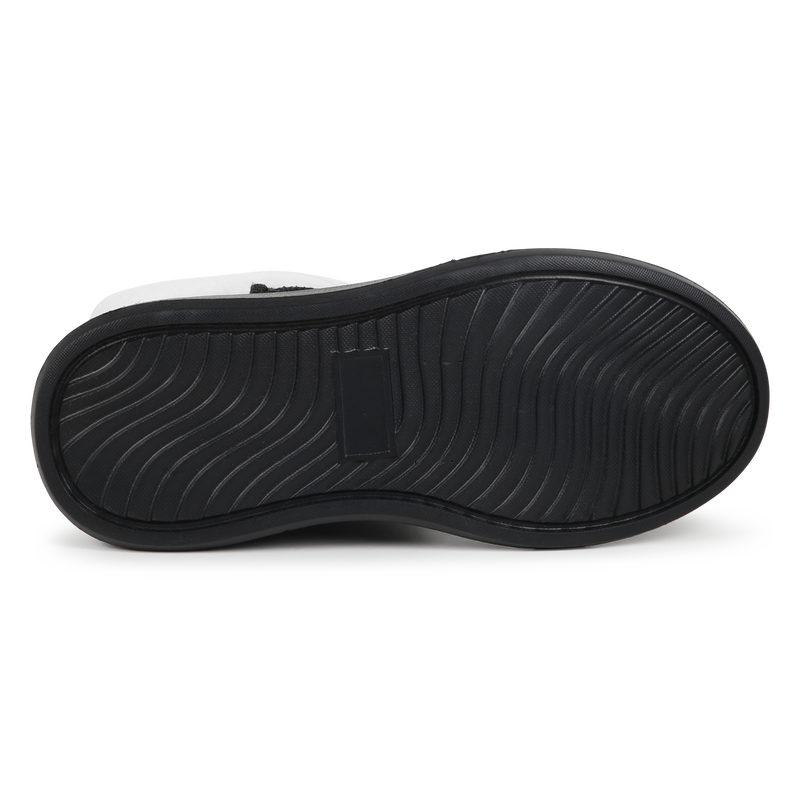 Botins em pele com revirado KARL LAGERFELD KIDS 
                        GIRL