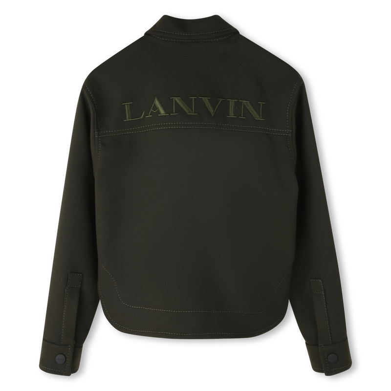 Camisa estampada bordada com logótipo lai LANVIN 
                    GIRL