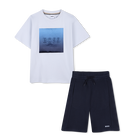 T-shirt + conjunto bermuda BOSS 
                    BOY