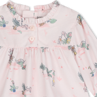Vestido e leggings em algod&atilde;o KENZO KIDS 
                    GIRL