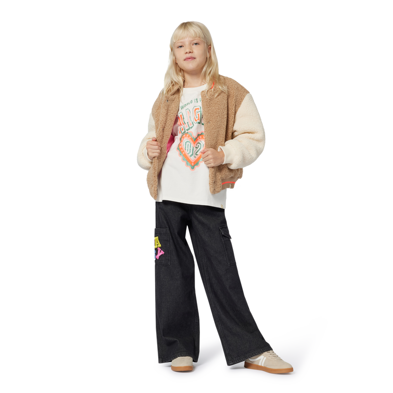 Jaqueta bicolor BILLIEBLUSH 
                        GIRL