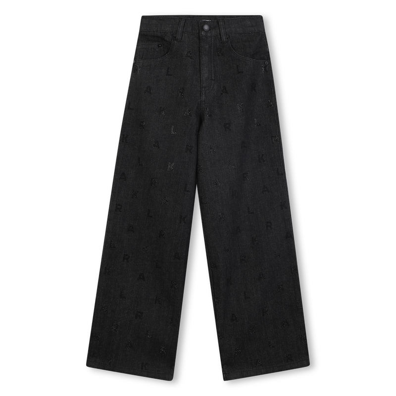 Calças jeans KARL LAGERFELD KIDS 
                    GIRL