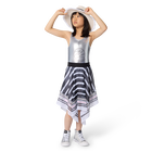 Saia assim&eacute;trica KARL LAGERFELD KIDS 
                    GIRL