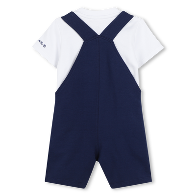 Conjunto t-shirt e jardineiras TIMBERLAND MENINO