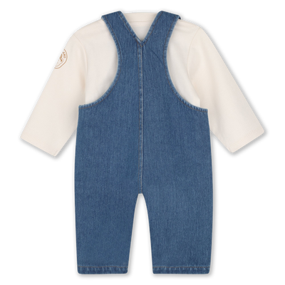 Conjunto de macac&atilde;o e camiseta TIMBERLAND MENINO