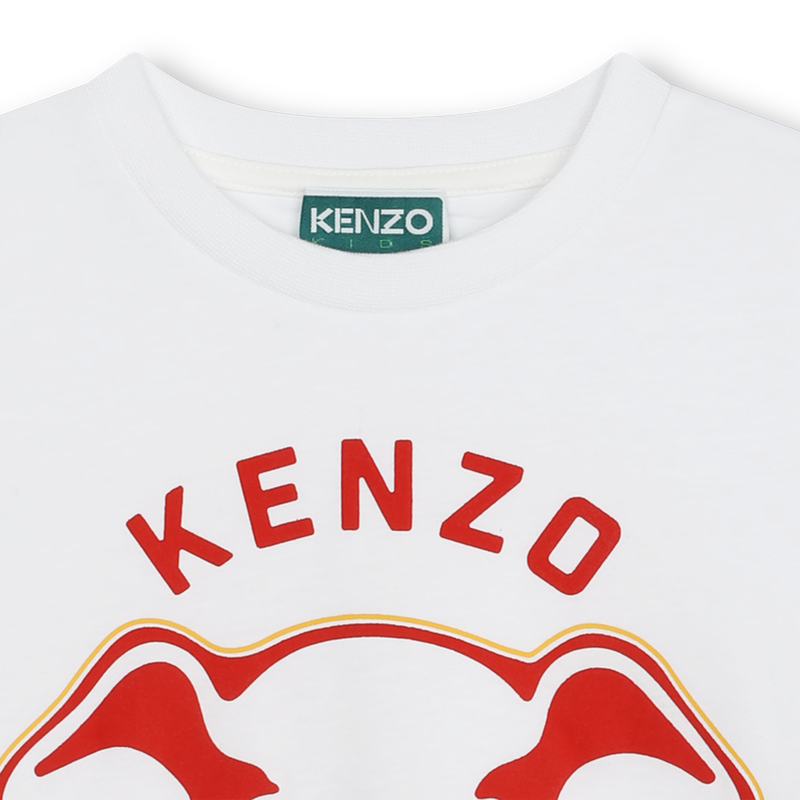 T-shirt manga curta em algodão KENZO KIDS 
                    BOY