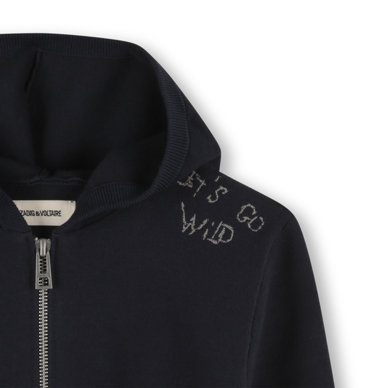 Cardigan de malha com capuz ZADIG & VOLTAIRE 
                    BOY