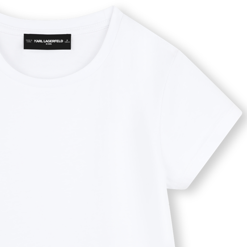 Vestido de manga curta KARL LAGERFELD KIDS 
                        GIRL