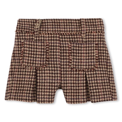 Short xadrez CHLOE MENINA