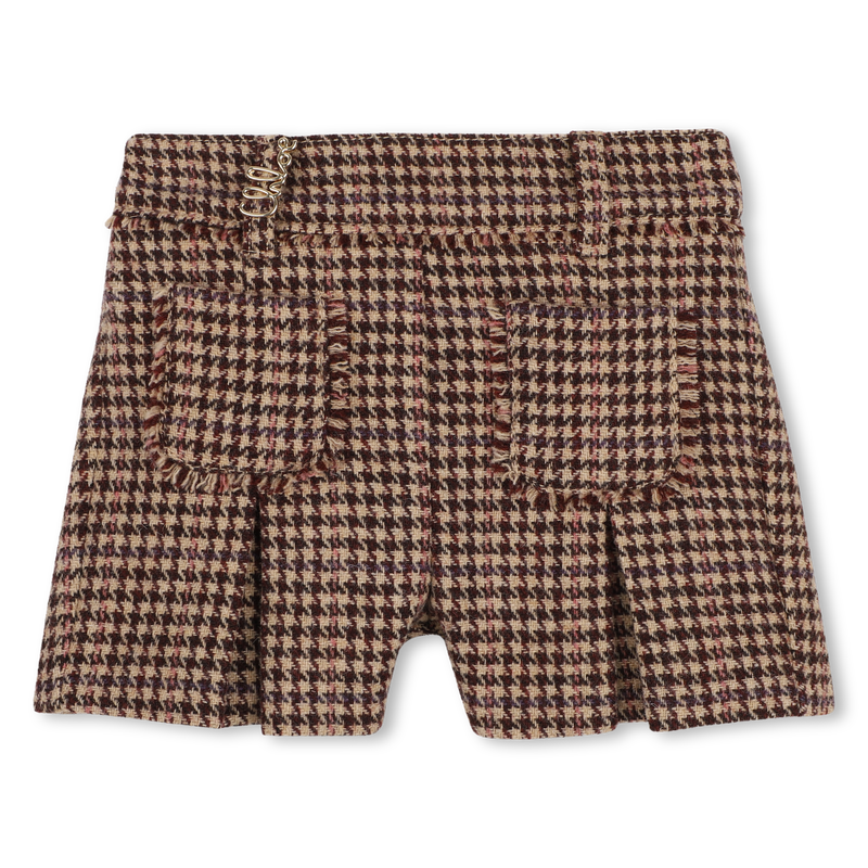 Short xadrez CHLOE 
                        MENINA