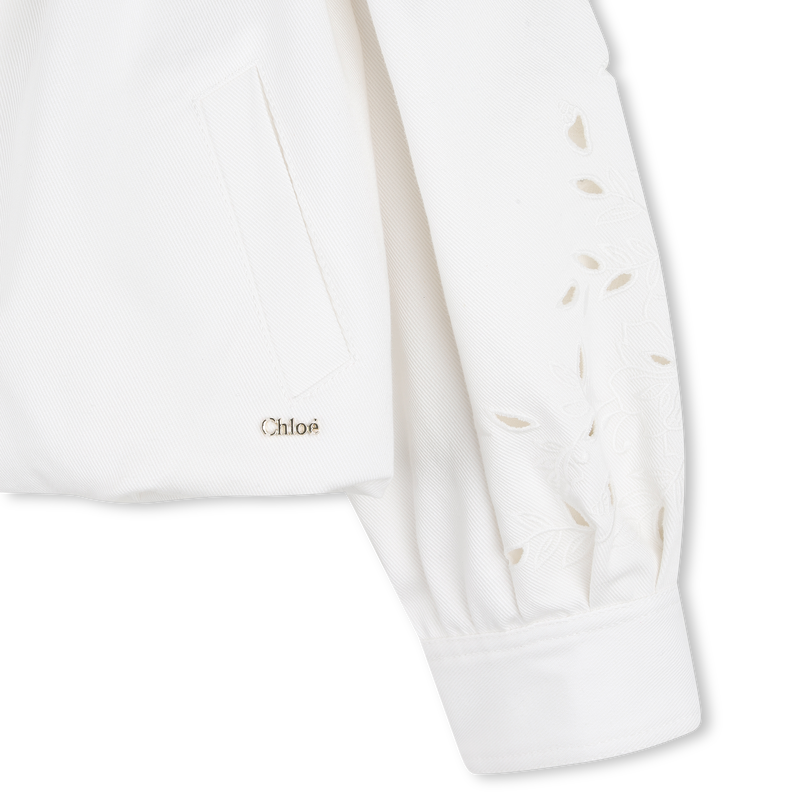 CASACO DE BORDADO FLORAL CHLOE 
                        GIRL