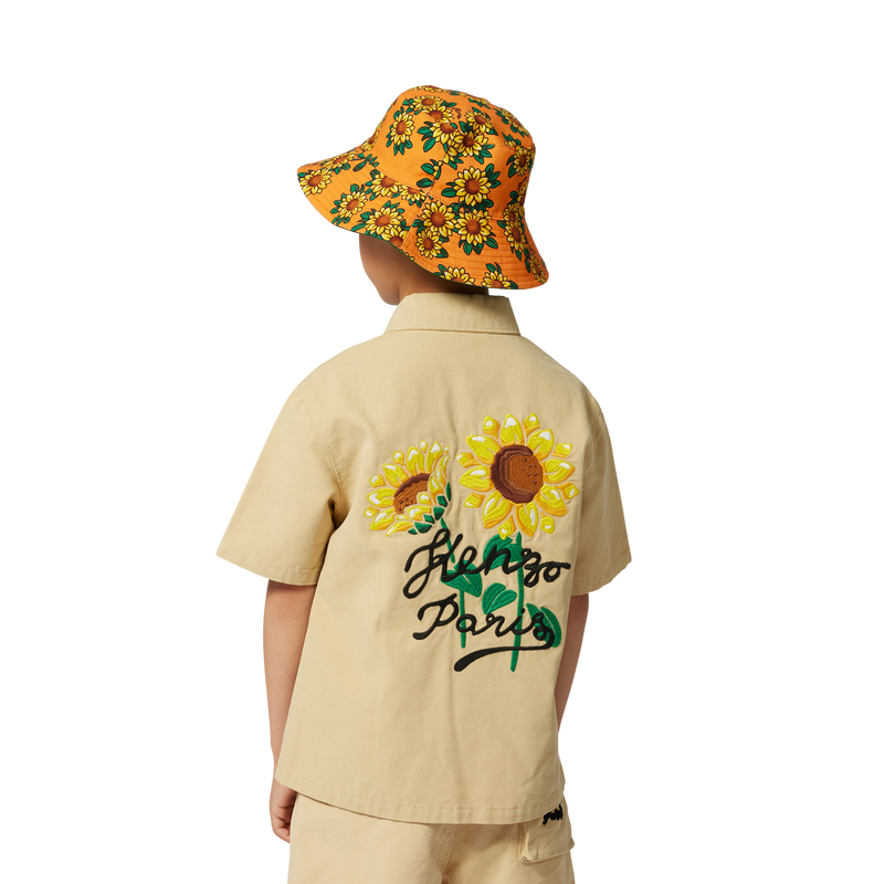 Bon&eacute; revers&iacute;vel de algod&atilde;o KENZO KIDS 
                    UNISEX