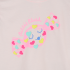 T-shirt em algod&atilde;o prensado BILLIEBLUSH 
                    GIRL