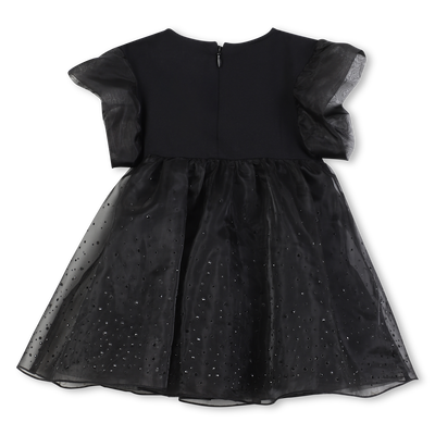 Vestido de manga curta KARL LAGERFELD KIDS GIRL