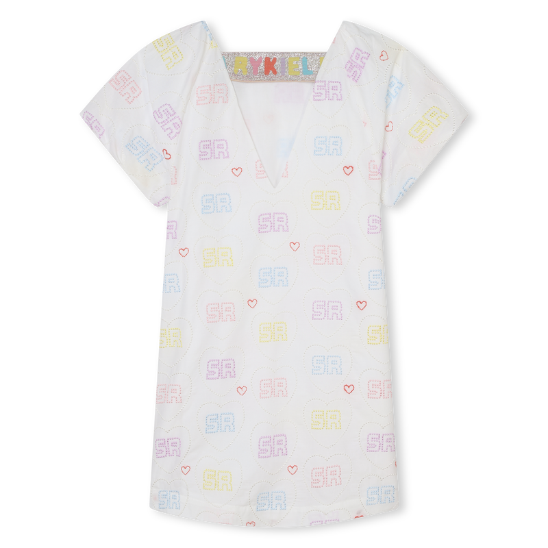 Vestido de percal bordado SONIA RYKIEL 
                    GIRL