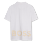Polo de algod&atilde;o com log&oacute;tipo BOSS 
                    BOY