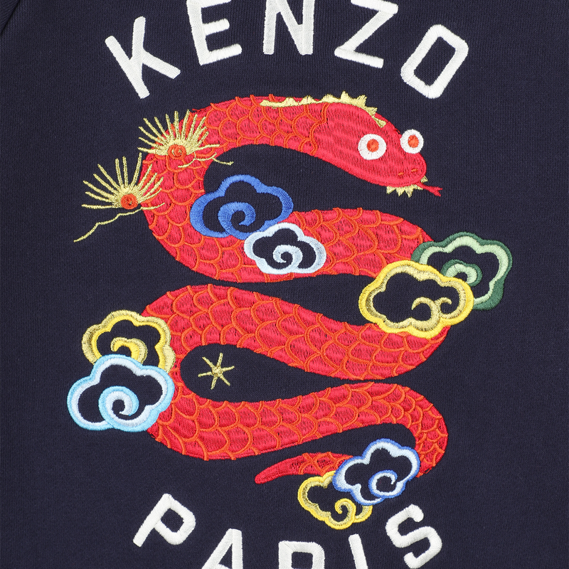 Sweatshirt em molet&atilde;o KENZO KIDS 
                        UNISEX