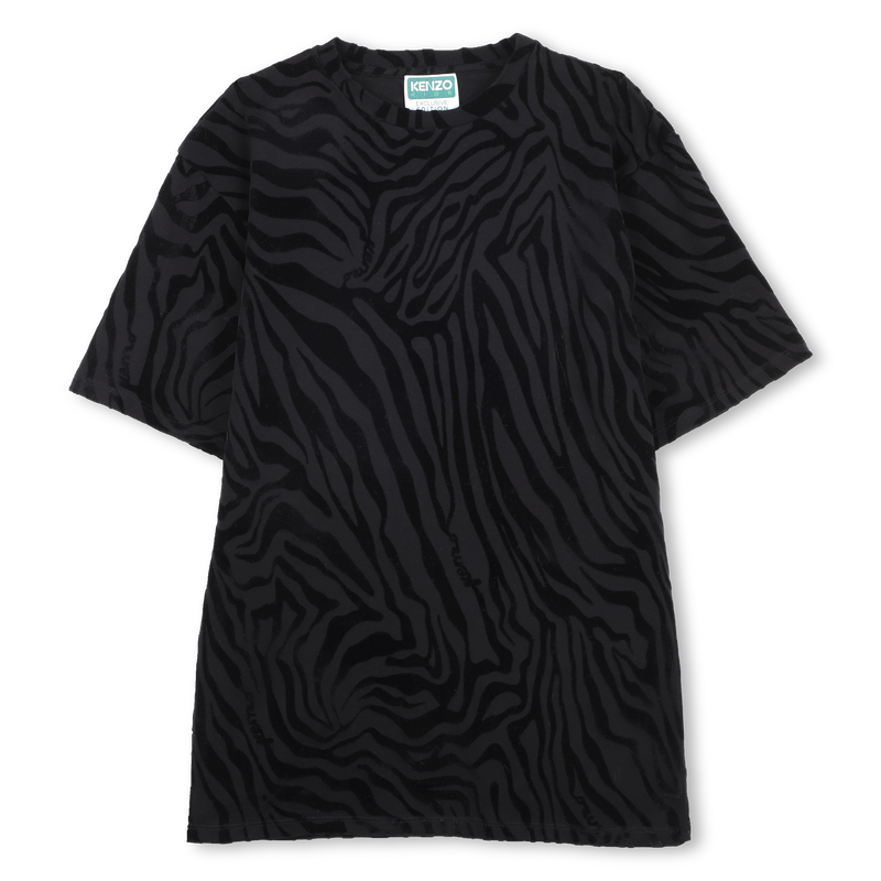 Vestido camisa reta KENZO KIDS 
                    GIRL