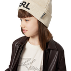 Conjunto de chap&eacute;u + aquecedor de pesco&ccedil;o KARL LAGERFELD KIDS 
                    GIRL