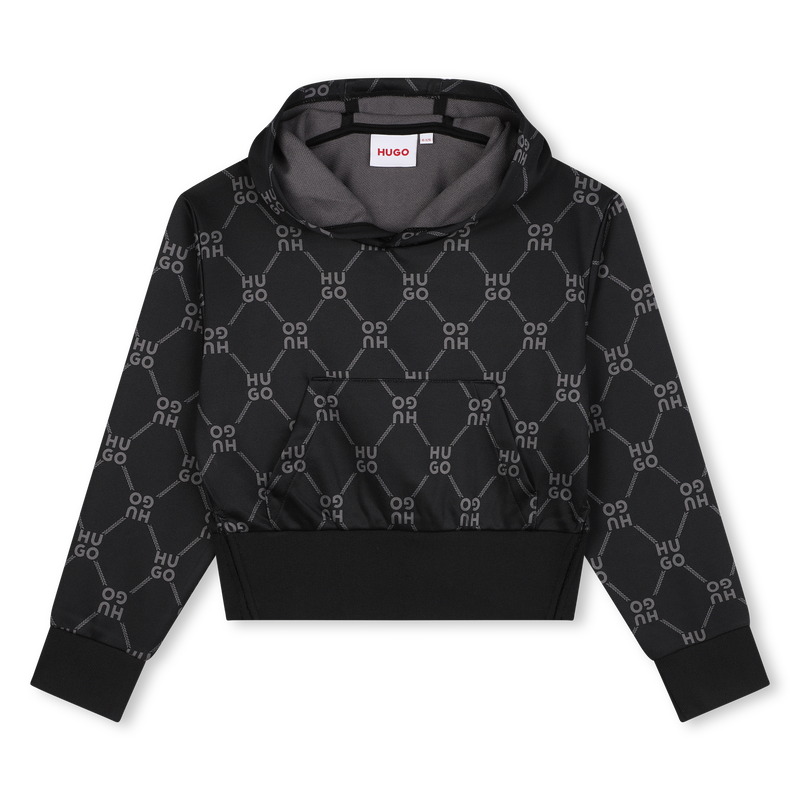 Sweatshirt estampada com capuz HUGO 
                        GIRL
