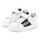 Sapatilhas de pele com velcro BOSS 
                    BOY