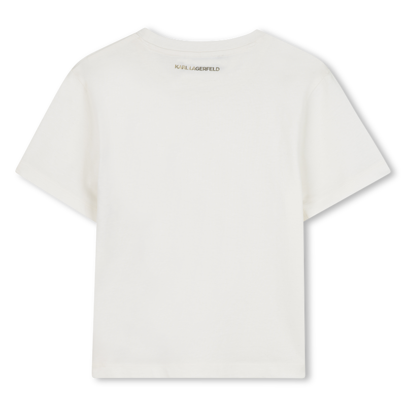 T-shirt de manga curta KARL LAGERFELD KIDS 
                    GIRL