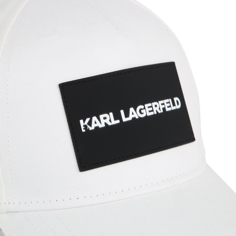 Boné em algodão KARL LAGERFELD KIDS 
                    BOY