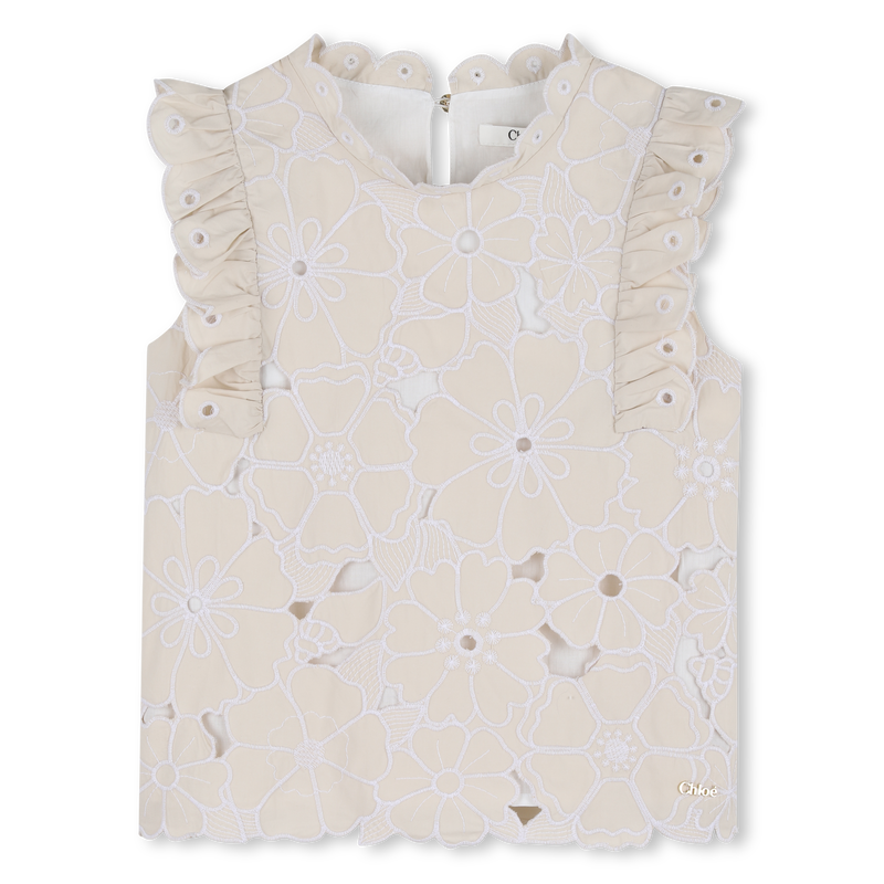 T-SHIRT BORDADO FLORAL CHLOE 
                        GIRL