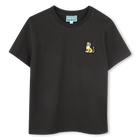T-shirt de algod&atilde;o com emblema KENZO KIDS 
                    UNISEX