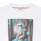 T-shirt de manga curta HUGO 
                    BOY
