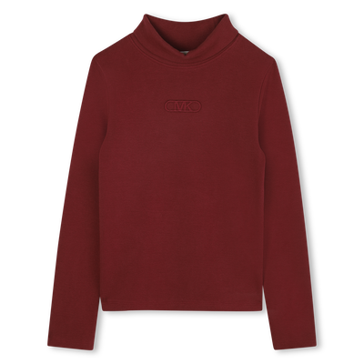 T-shirt de manga comprida com gola subida MICHAEL KORS GIRL