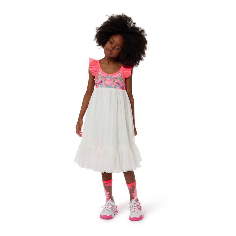Vestido de cerimónia em tule BILLIEBLUSH 
                    GIRL