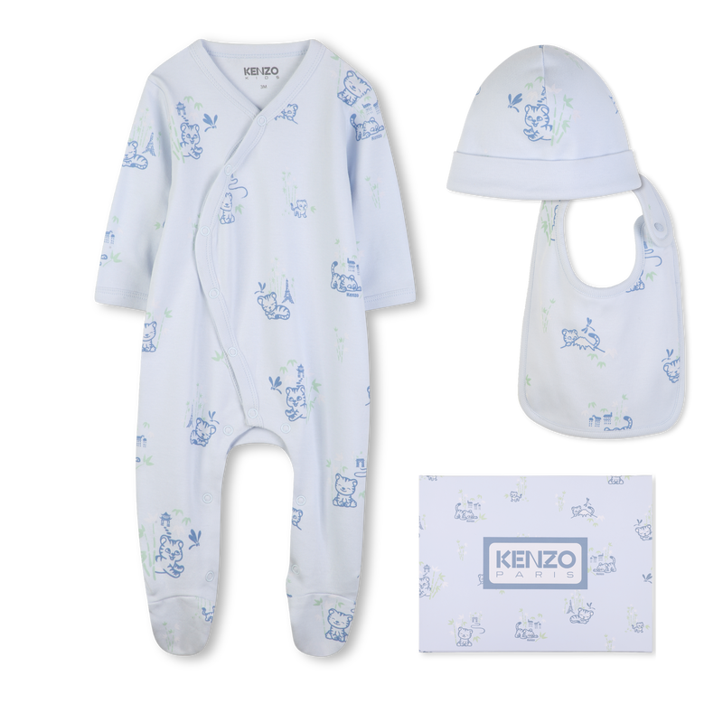 CONJUNTO DE PIJAMA, CHAP&Eacute;U E PEITORAL KENZO KIDS 
                        BOY