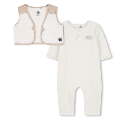 Conjunto de macacão e cardigã TIMBERLAND BOY